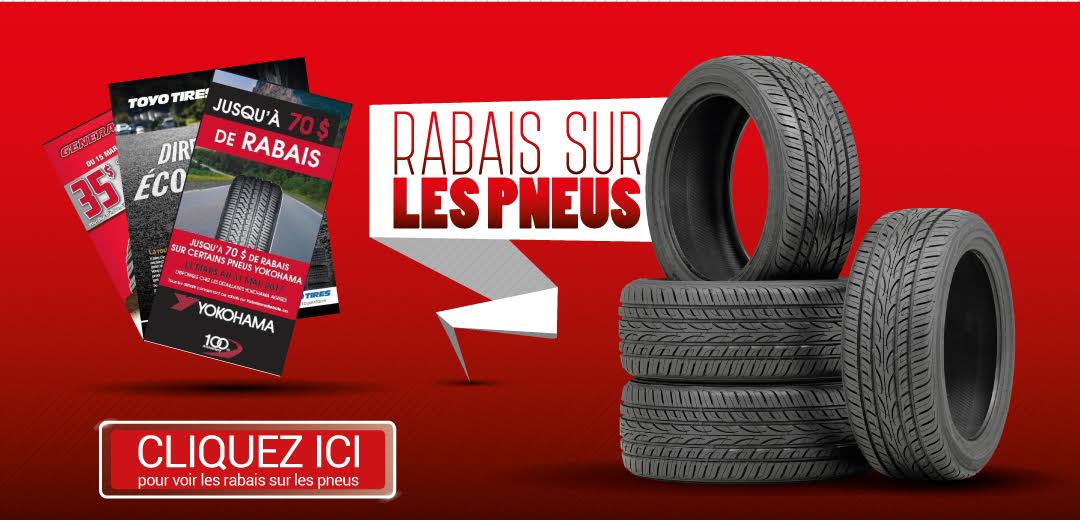 Vente de pneus neufs